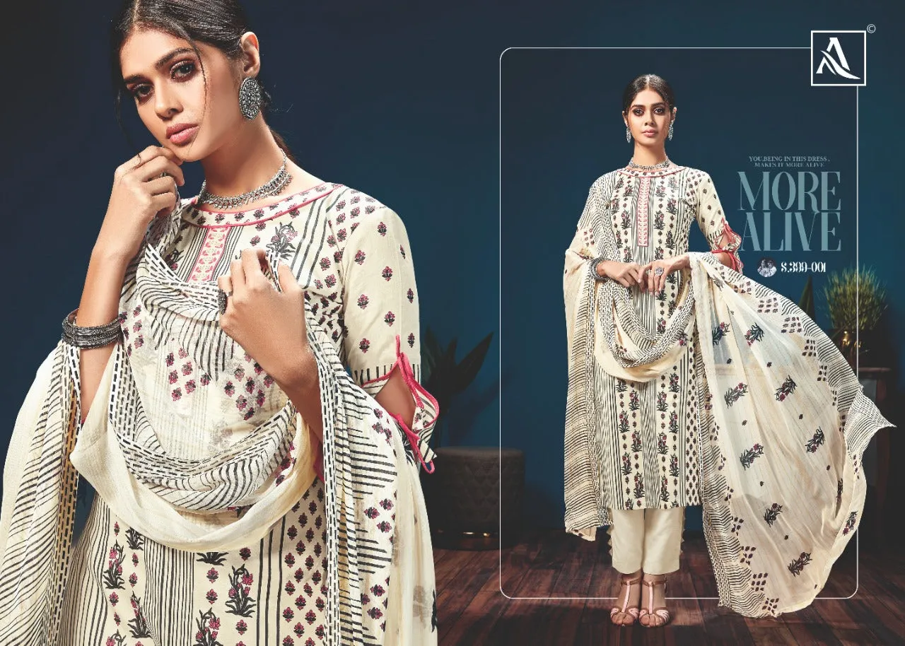 ALOK SUIT PRESENTS KAZO DIGITAL PRINTED COTTON SUIT COLLECTION