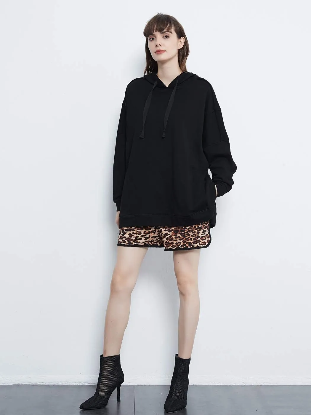 Anna-Kaci Womens Oversized Hoodie Sweatshirt Long Sleeve Pullover Tops with Pockets