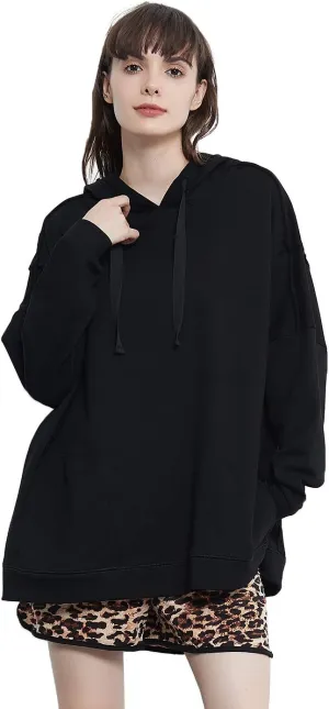 Anna-Kaci Womens Oversized Hoodie Sweatshirt Long Sleeve Pullover Tops with Pockets
