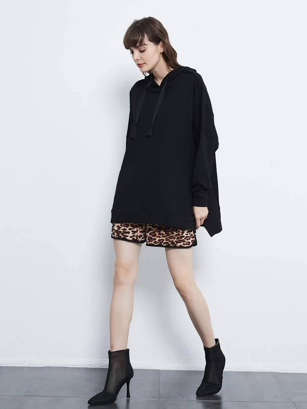 Anna-Kaci Womens Oversized Hoodie Sweatshirt Long Sleeve Pullover Tops with Pockets