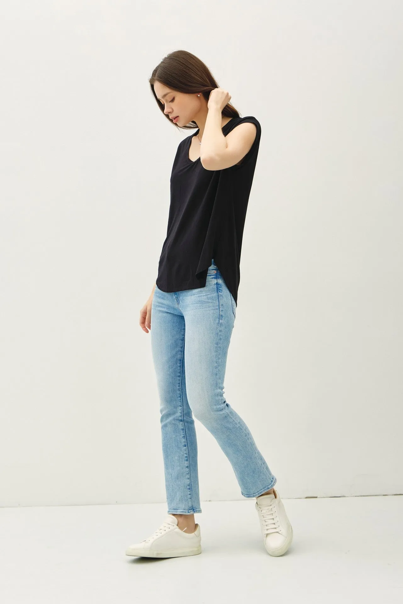 Bamboo Modal Scoop Tee