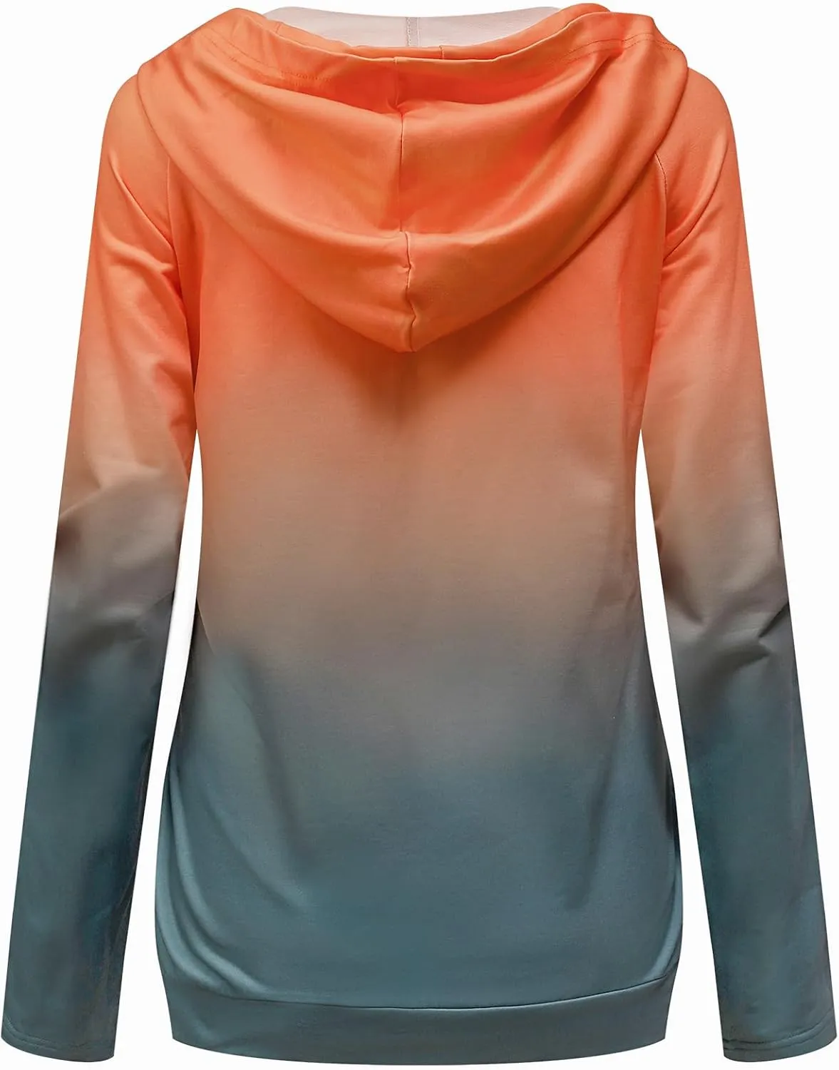 Barlver Women's Casual Hoodies Color Block Long Sleeve Drawstring Sweatshirts 1/4 Zip Pullover Lightweight Tops with Pocket