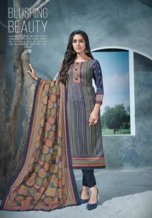 Bipson Fashion Presents Chul Buli Pashmina Printed Fancy Designer Salwar Kameez