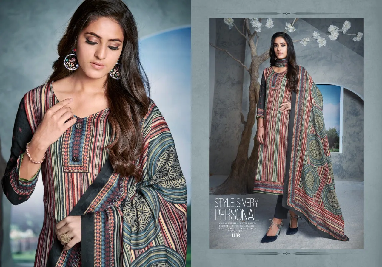 Bipson Fashion Presents Chul Buli Pashmina Printed Fancy Designer Salwar Kameez