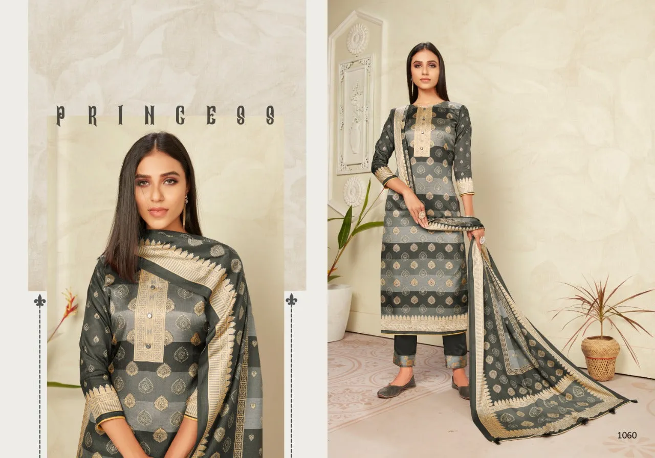 Bipson Fashion Presents Colors Vol 2 Tusser Silk Printed Fancy Designer Salwar Kameez