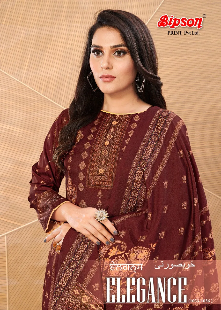 Bipson Fashion Presents Elegance Tusser Silk Printed Fancy Designer Salwar Kameez