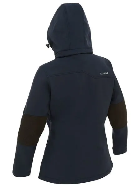 Bisley Womens Flex & Move™ Hooded Soft Shell Jacket (BJL6570)