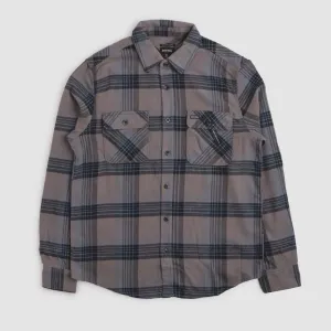 Bowery L/S Flannel Shirt - Black/Ocean Blue