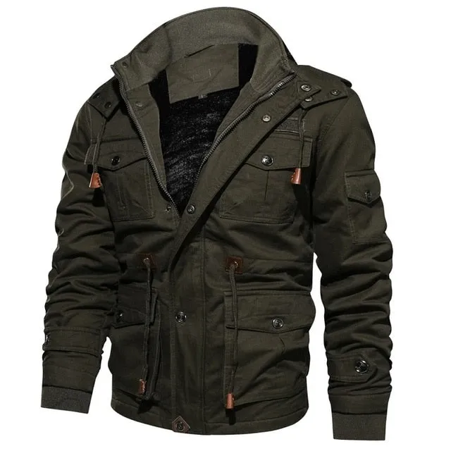 Brand Thick Winter Fleece Jackets Men Military Tactical Army
