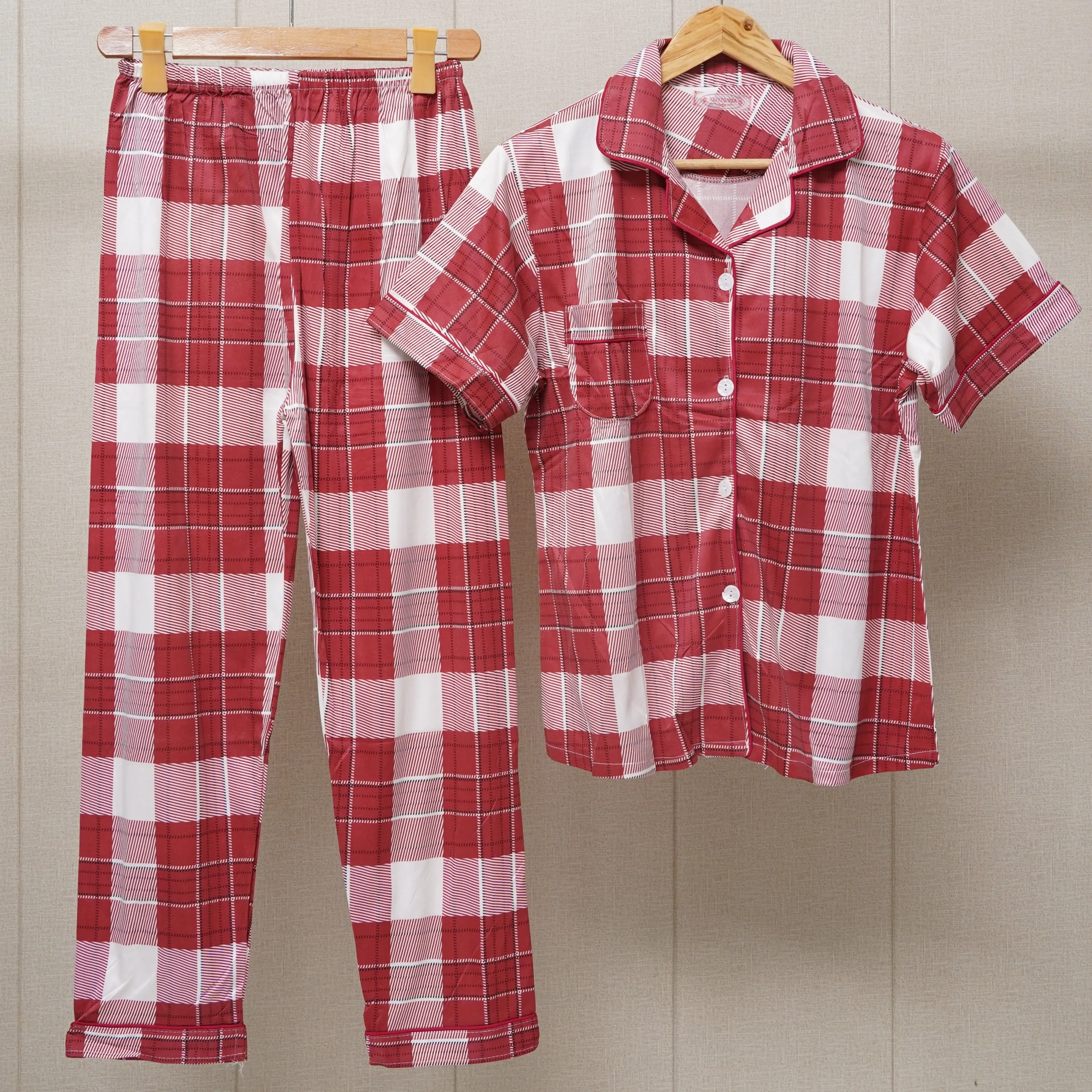 Checked Loungewear Set (WF-015)