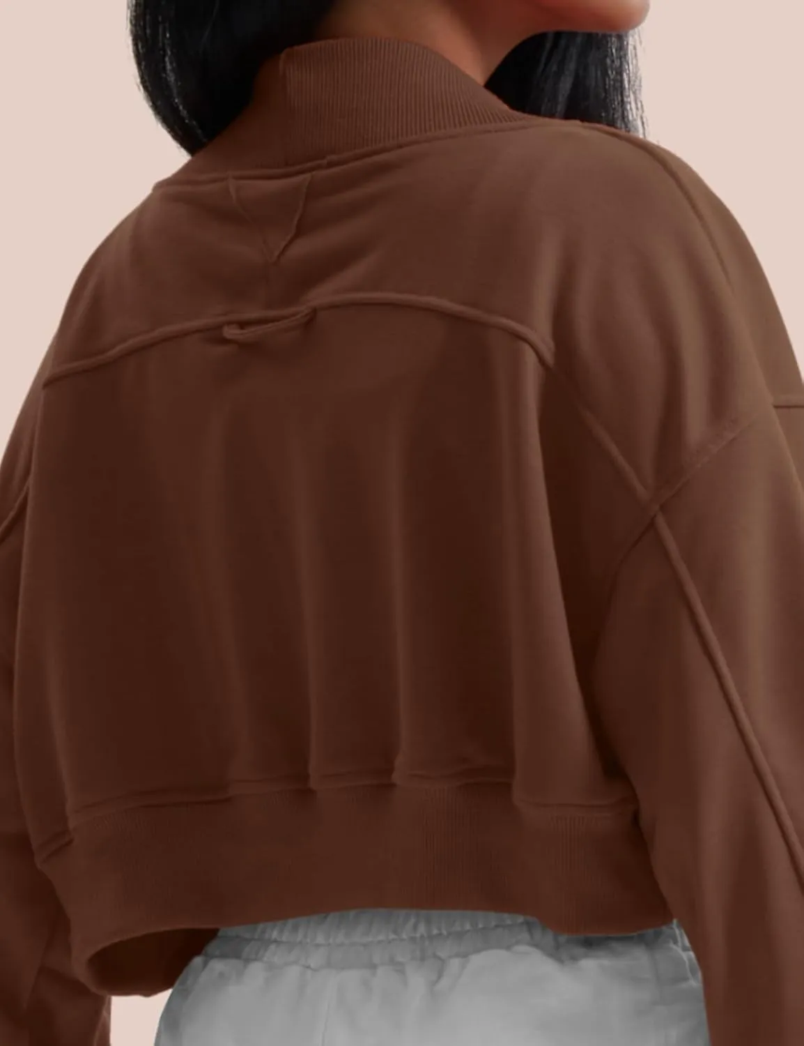 CHERFLY Womens Cropped Bolero Shrug Cardigan 2025 Batwing Y2k Sports Jacket Fall Outfits