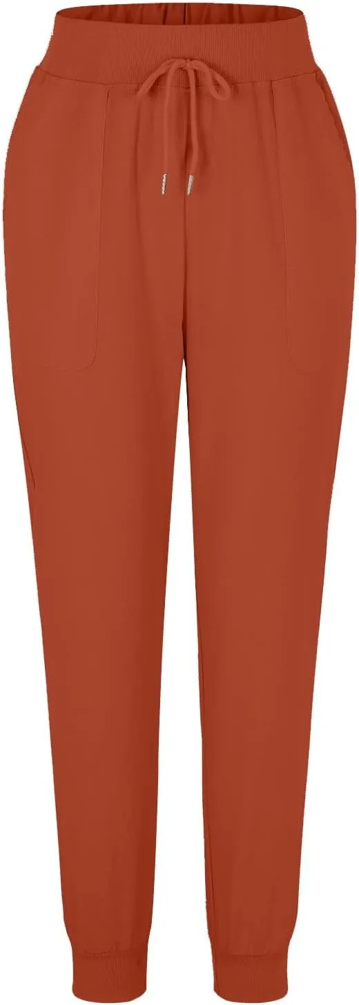 Cotton Linen Casual Summer Capri Pants for Women Cropped Comfy Baggy Trousers with Pockets Palazzo Lounge Pants