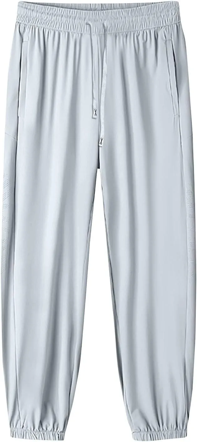 Cotton Linen Womens Sweatpants,Women's Pants Wide Leg Flowy Trousers with Pockets High Waisted Business Casual