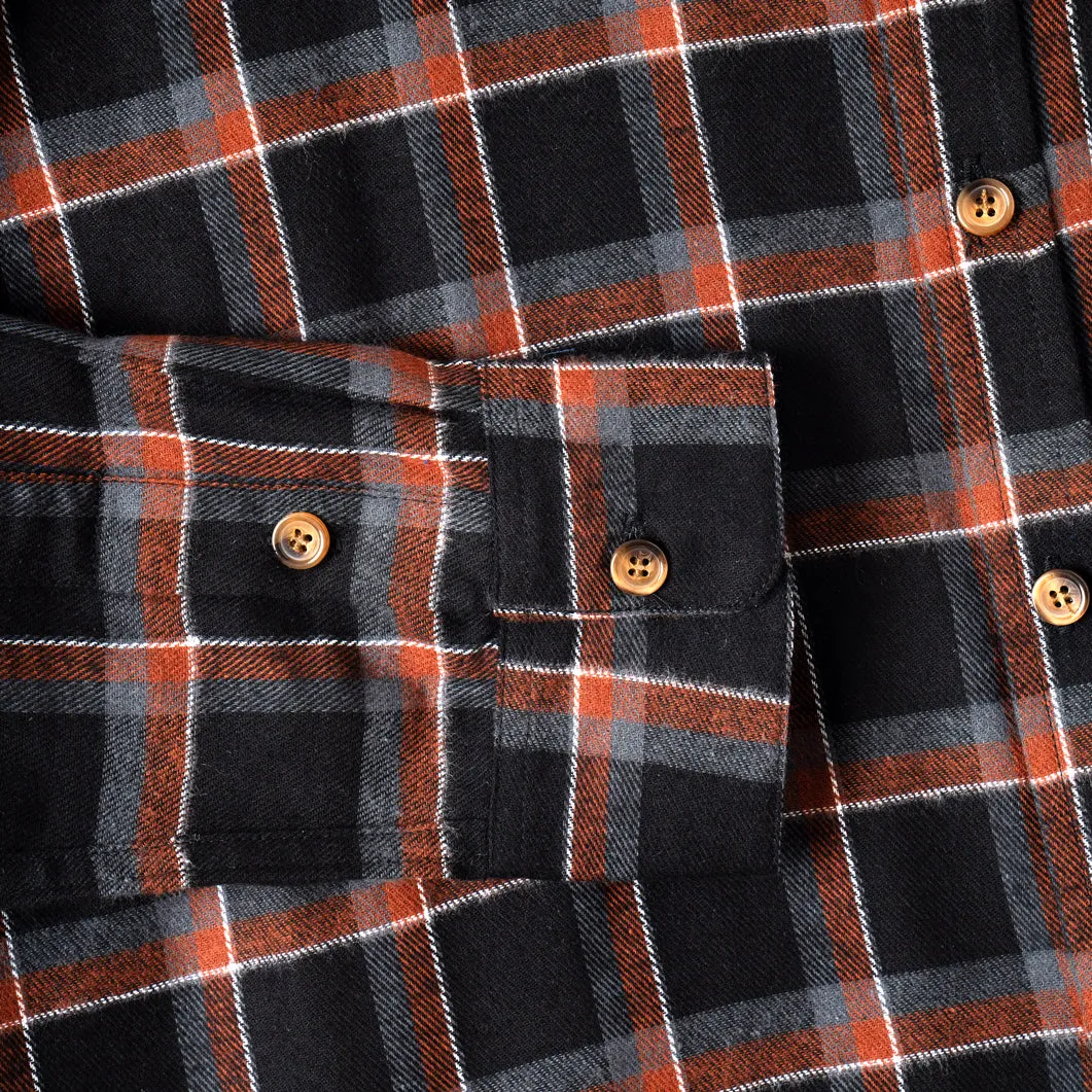 Day to Day Flannel - Brown Black
