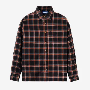 Day to Day Flannel - Brown Black