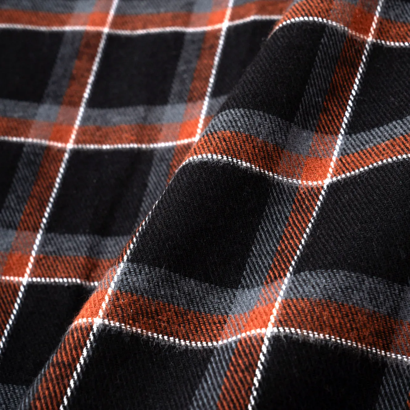 Day to Day Flannel - Brown Black