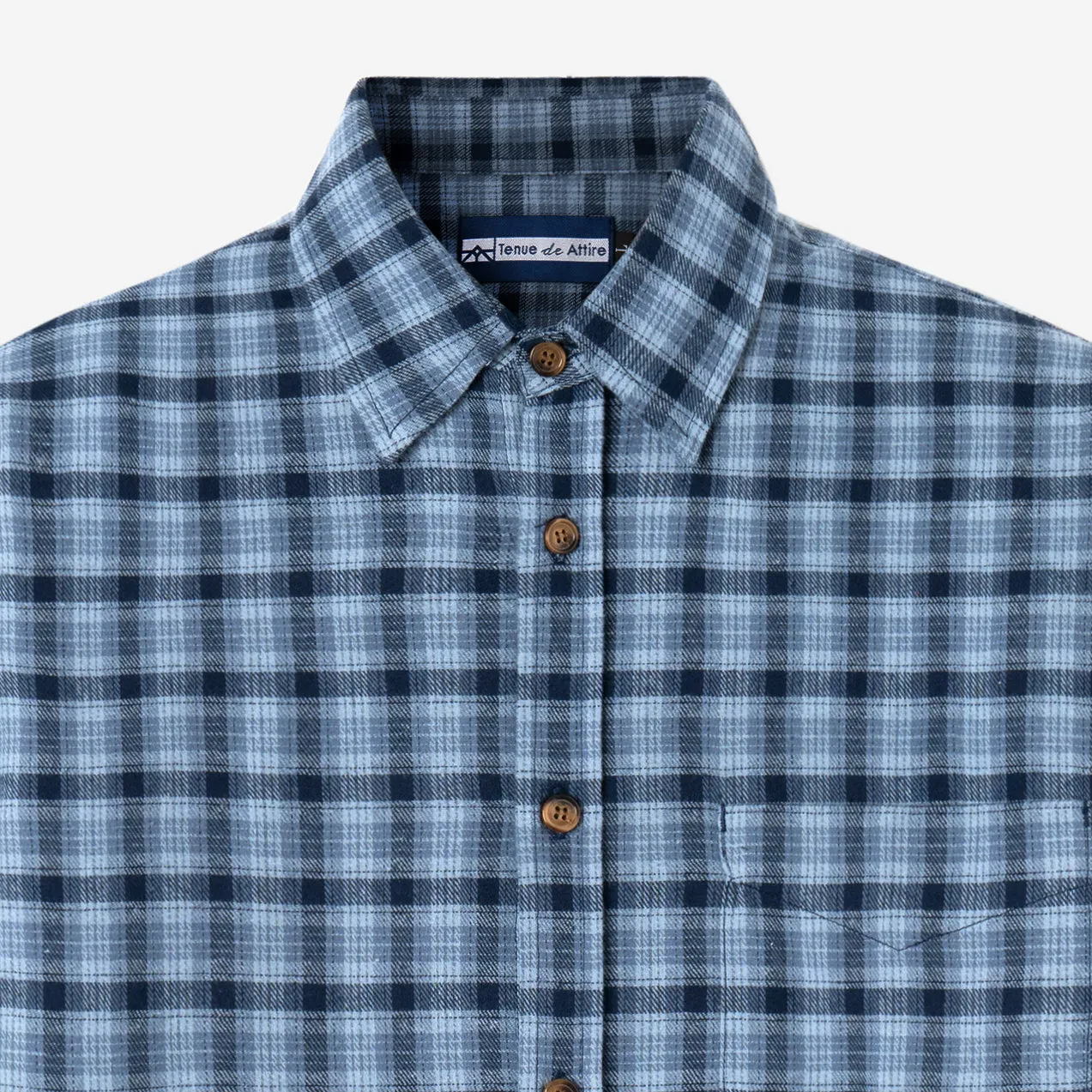 Day to Day Flannel - Pale Blue