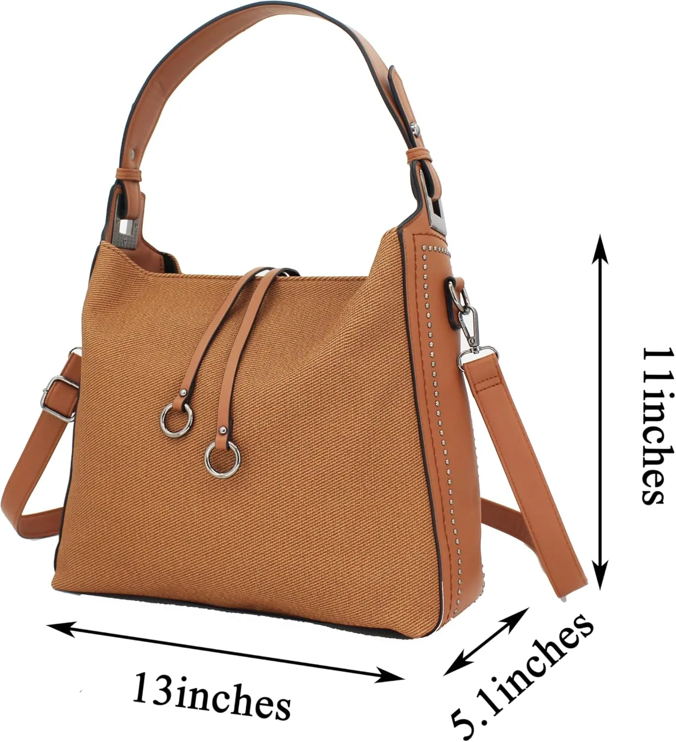 Designer Soft Leather Textured Large Capacity Shoulder Bag Trendy Crossbody Handbag For Women Bag Hobo Tote Purse
