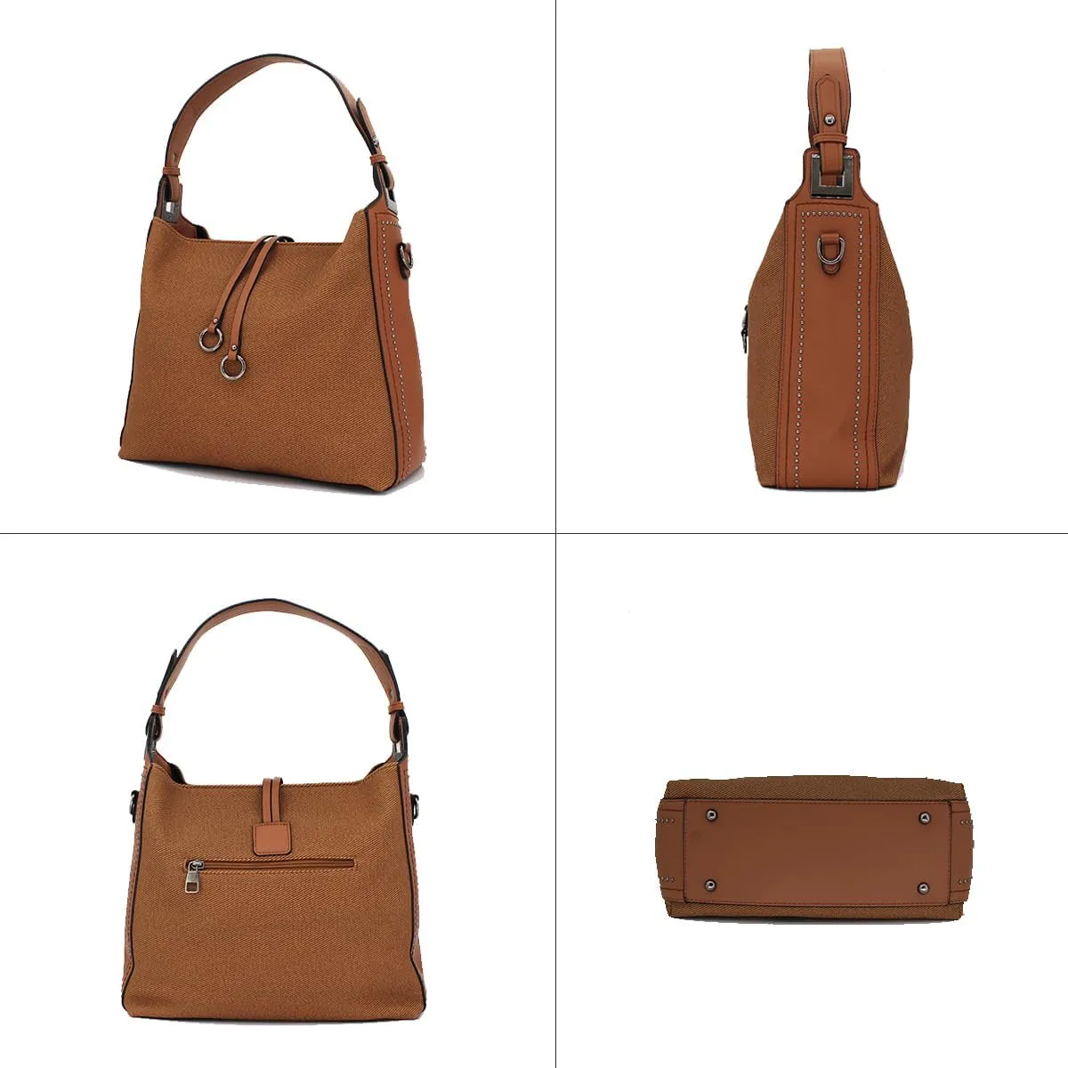 Designer Soft Leather Textured Large Capacity Shoulder Bag Trendy Crossbody Handbag For Women Bag Hobo Tote Purse