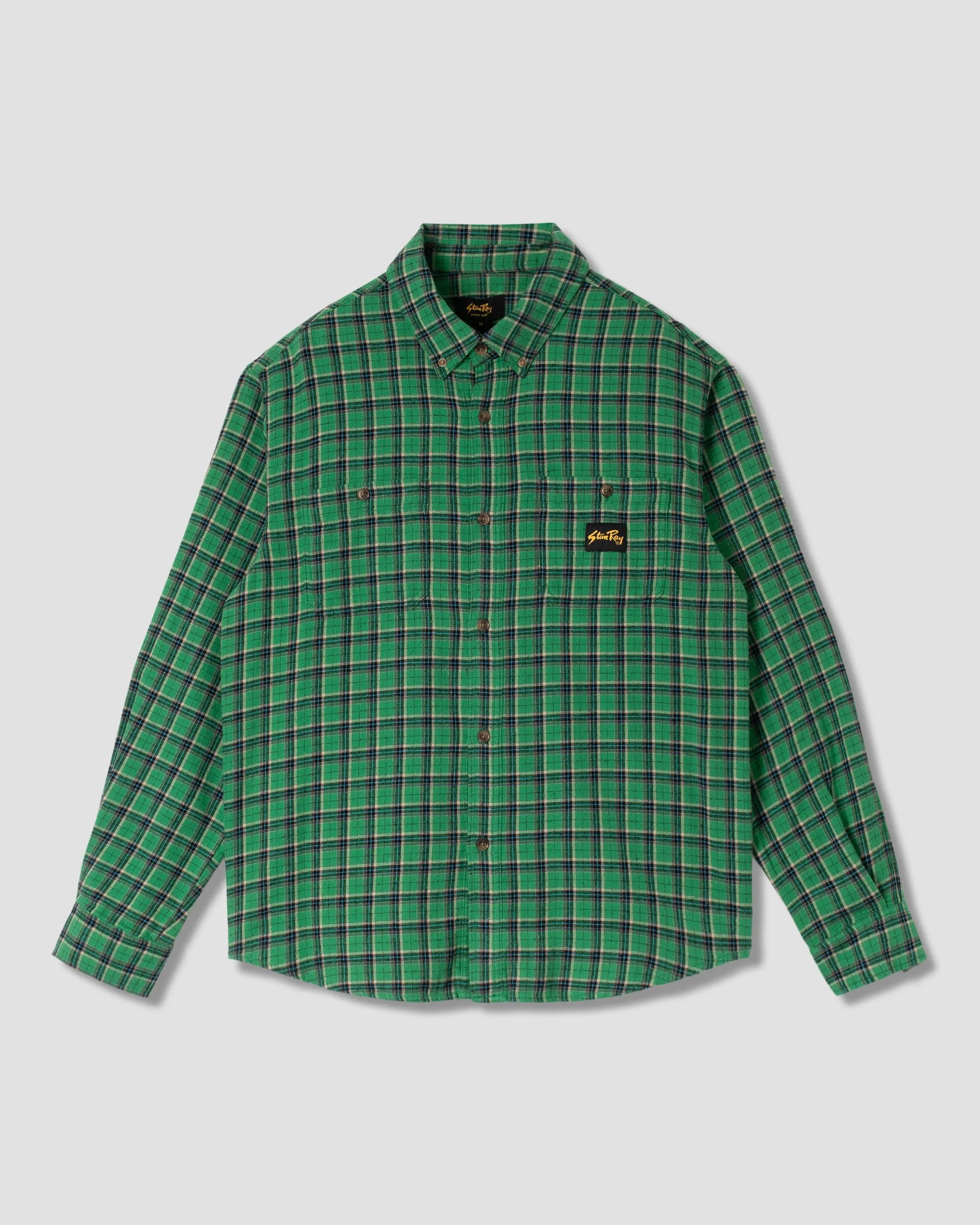 Flannel Shirt (Summer Green Plaid)