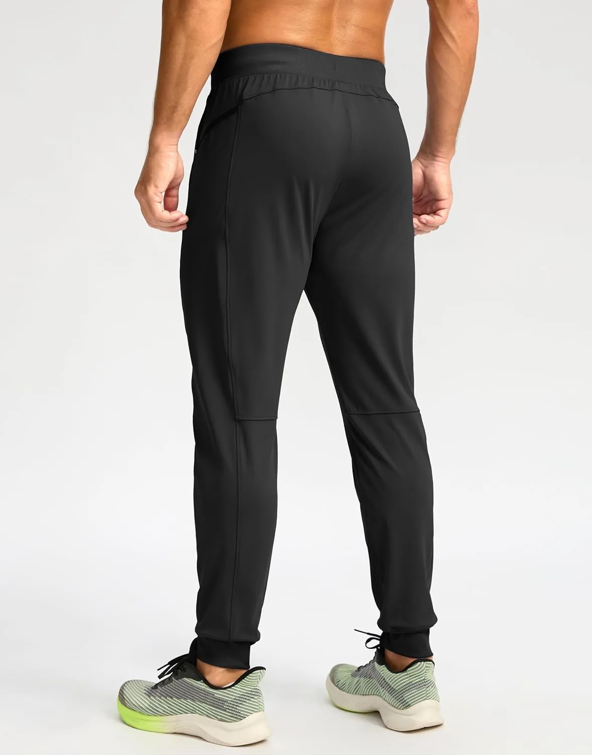 G Gradual Men's Joggers with Zipper Pockets Stretch Tapered Sweatpants Athletic Pants for Men Workout Running Gym