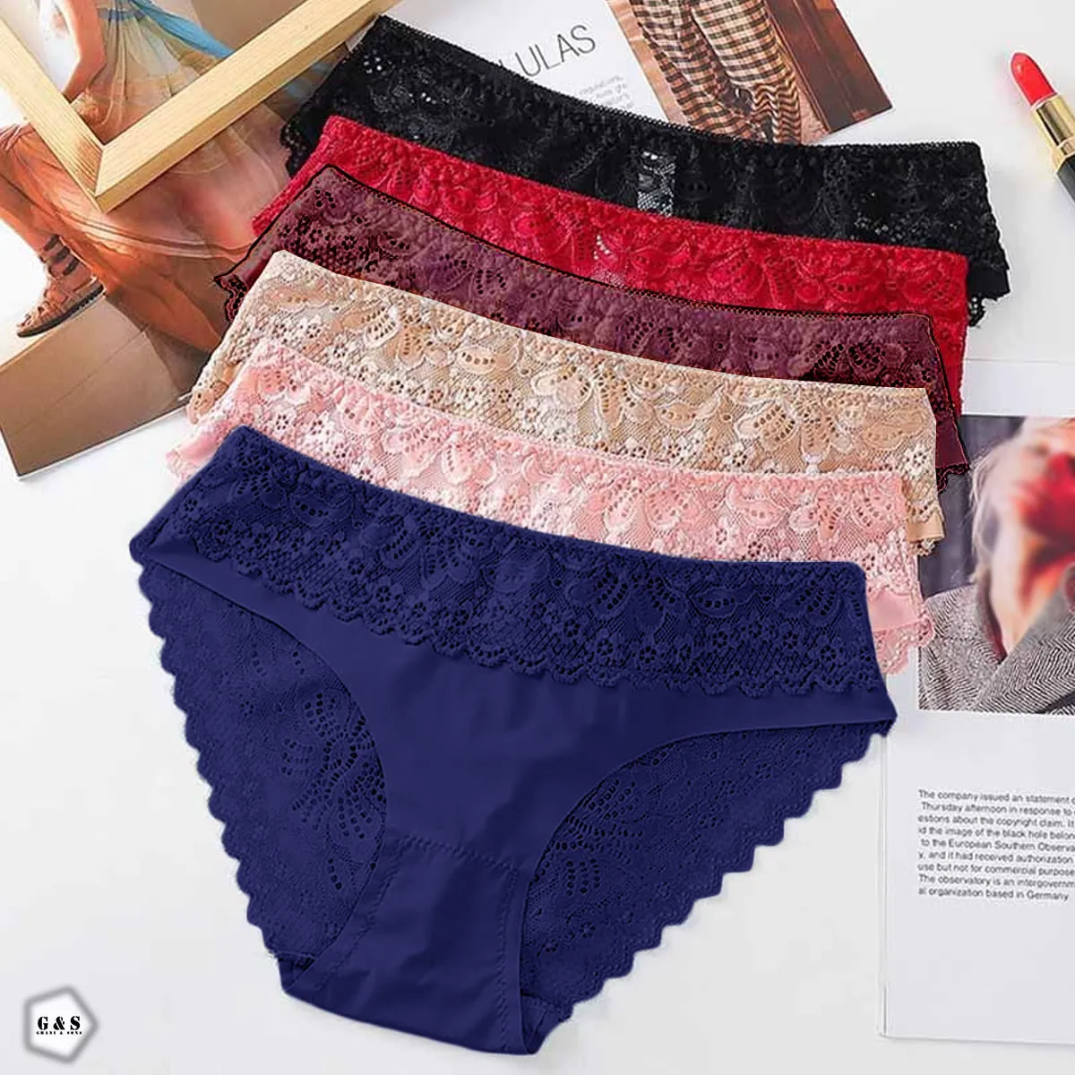 Galaxy Soft Mid Waist Breathable Panties  (G-0021)