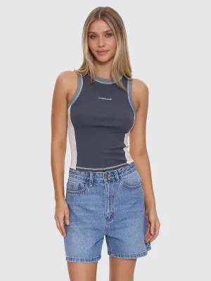 Grip Curve Tank - Dark Slate