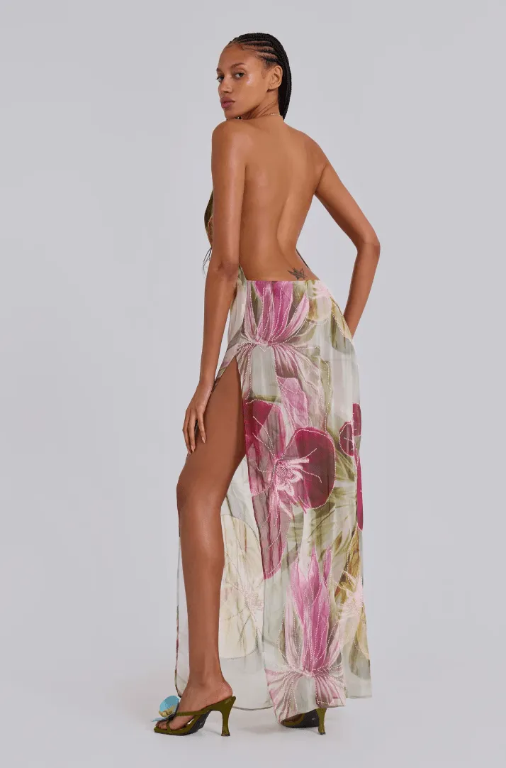Jaded London - Dahlia Chiffon Maxi Dress