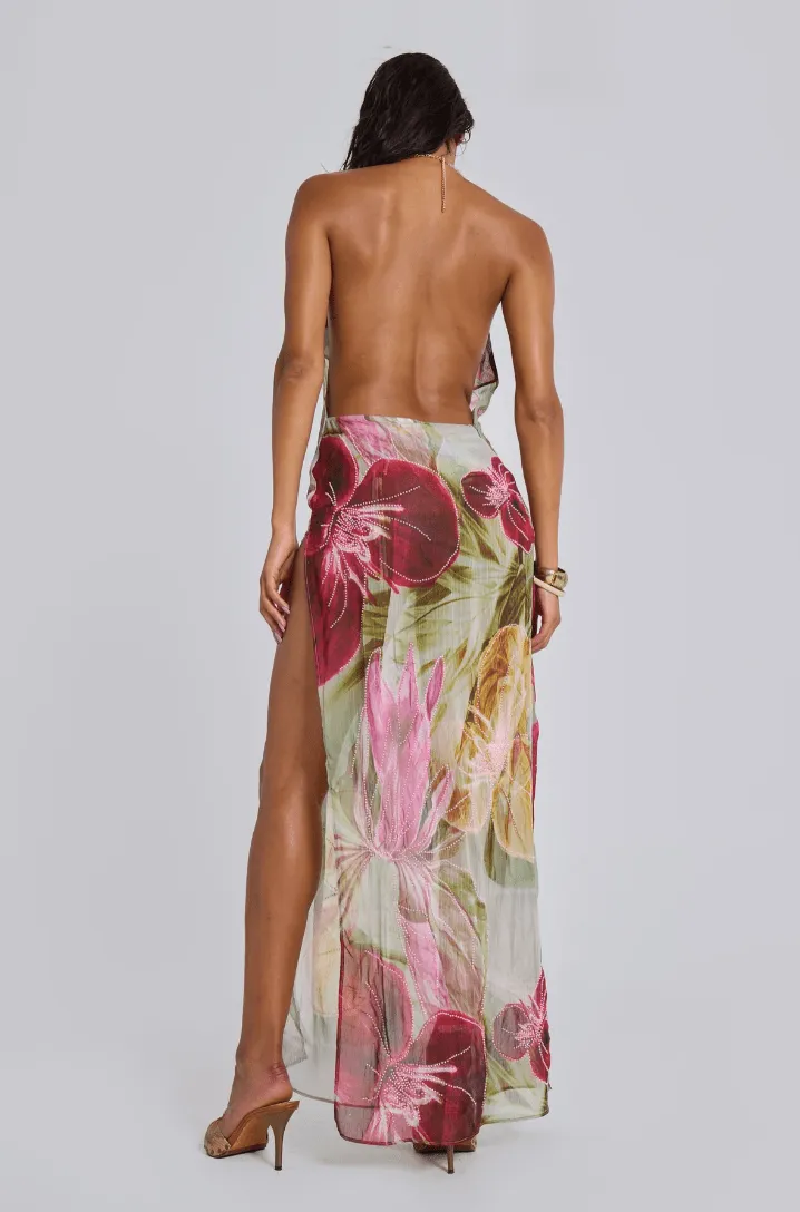 Jaded London - Dahlia Chiffon Maxi Dress