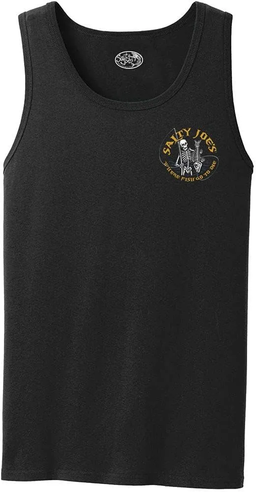 Joe's Surf Shop Mens Graphic Logo Collection Heavyweight Cotton Tank Tops-S-4XL