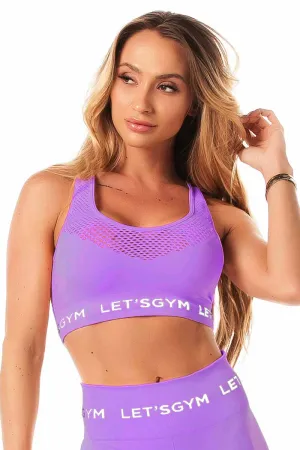 Let's Gym Orchid Seamless Anti-Cellulite Bra