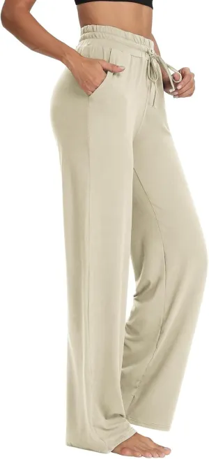 Linen Cotton Cargo Pants Straight Leg Summer Lounge High Waisted, Womens Pants Trendy Trousers Business Casual