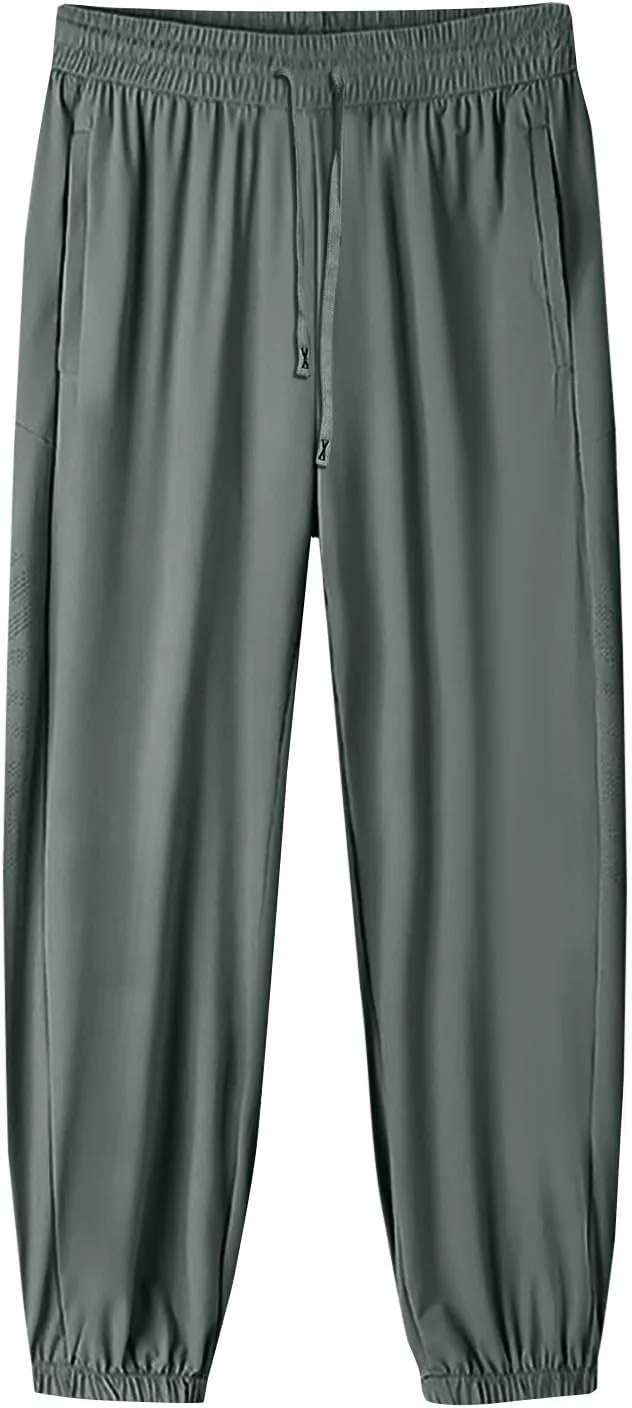 Linen Pants, Black Yoga Pants for Women Cotton High Waisted Golf Wide Leg Summer Flowy Trousers with Pockets