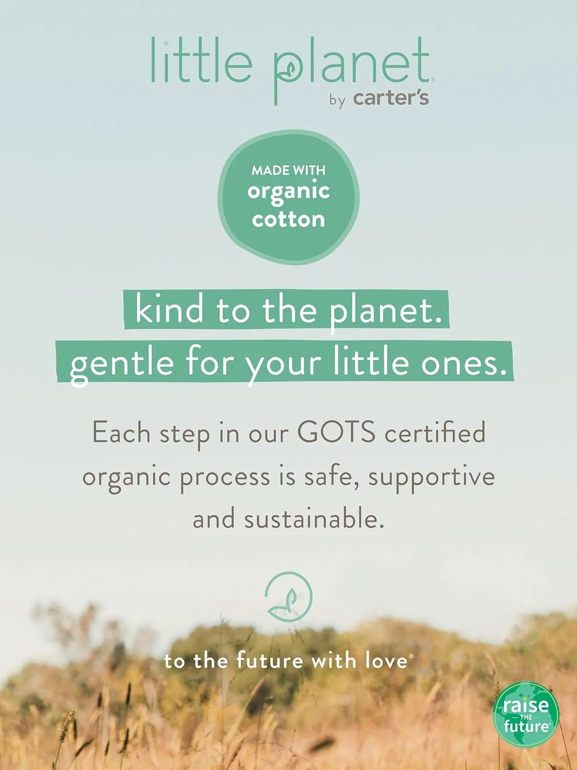 little planet by carter's Baby 2-Pack Terry Pants Made with Organic Cotton