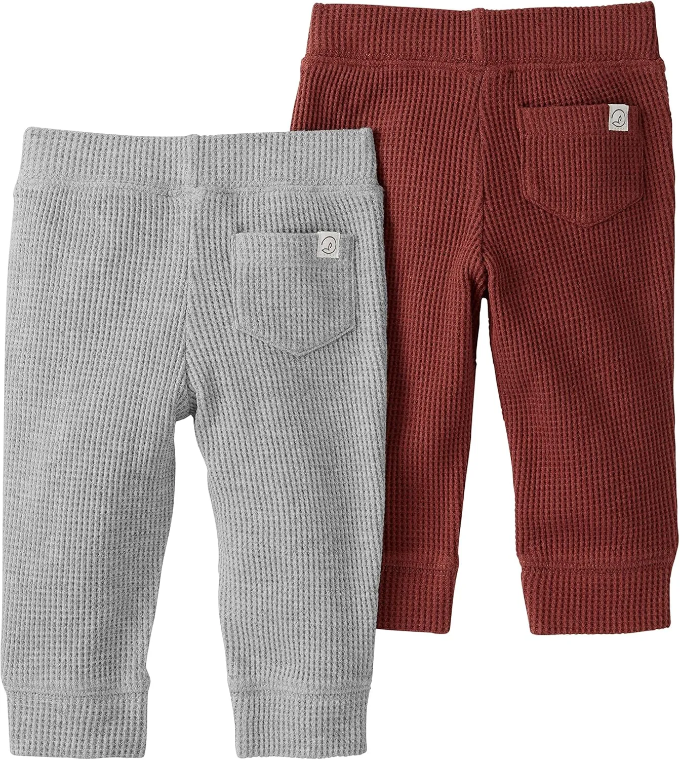 little planet by carter's Baby 2-Pack Terry Pants Made with Organic Cotton