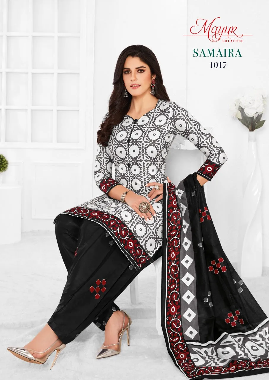 MAYUR CREATION SAMAIRA SUMMER COLLECTION COTTON DRESS MATERIAL