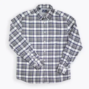 McKenzie Plaid Woven Shirt (Grey)