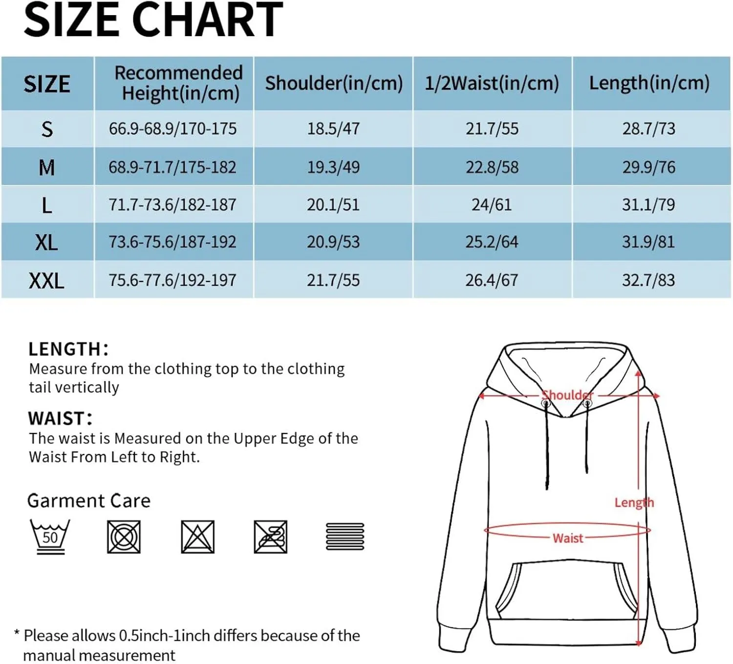 Mens Long Sleeve Tops Hooded Sweatshirt, Quick-Dry Fleece Pullover Hooded