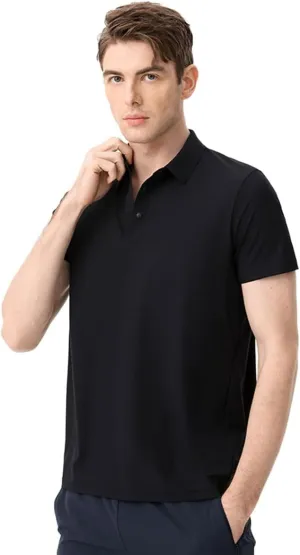 Men's Quick-Dry Polo Shirt, Moisture-Wicking, Short Sleeve