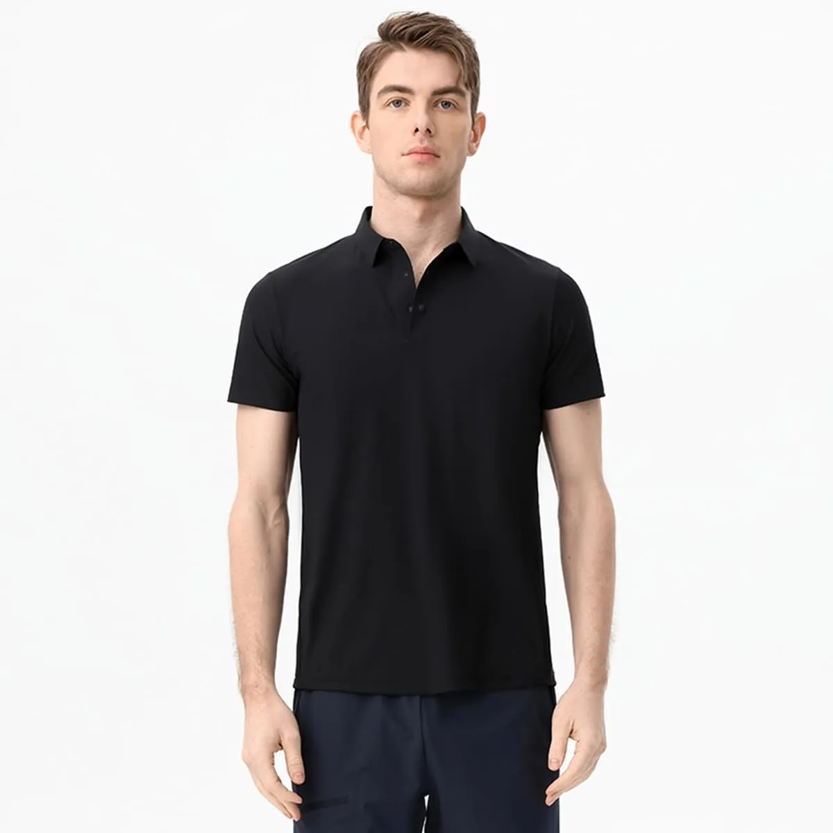 Men's Quick-Dry Polo Shirt, Moisture-Wicking, Short Sleeve