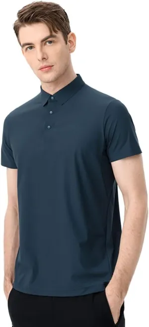 Men's Quick-Dry Polo Shirt, Moisture-Wicking, Short Sleeve