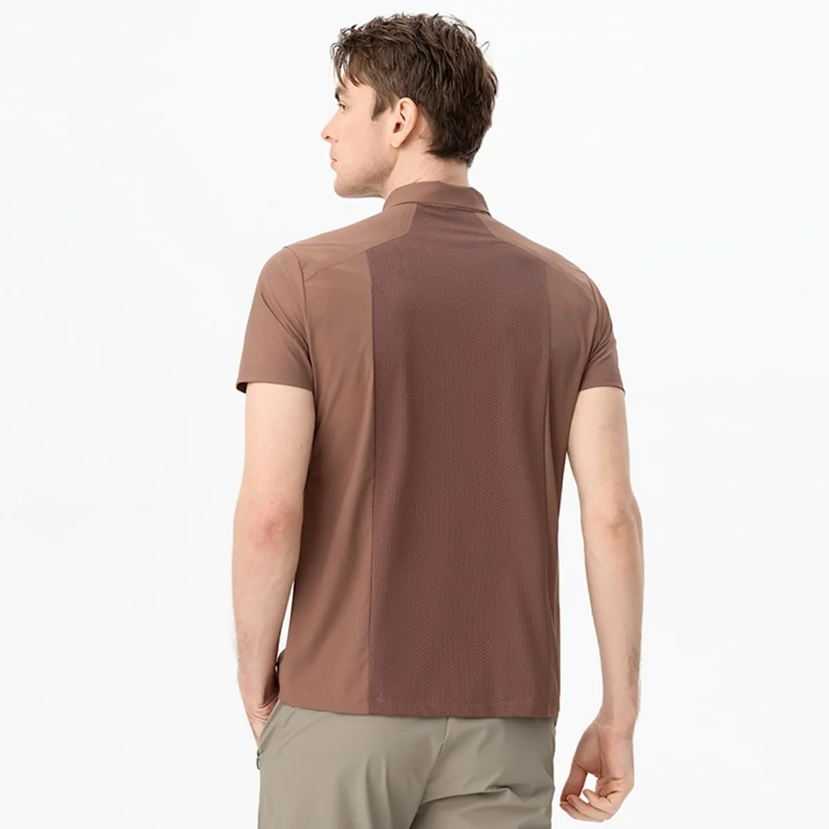 Men's Quick-Dry Polo Shirt, Moisture-Wicking, Short Sleeve