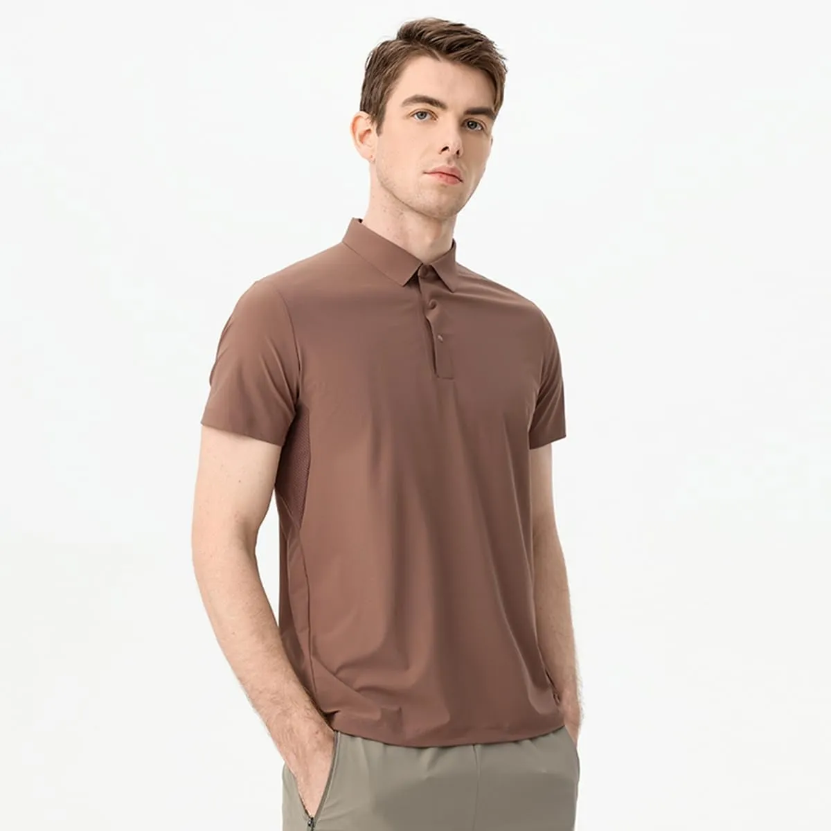 Men's Quick-Dry Polo Shirt, Moisture-Wicking, Short Sleeve