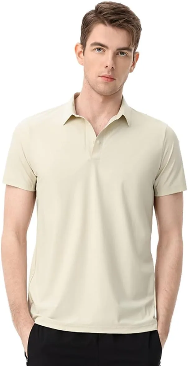 Men's Quick-Dry Polo Shirt, Moisture-Wicking, Short Sleeve