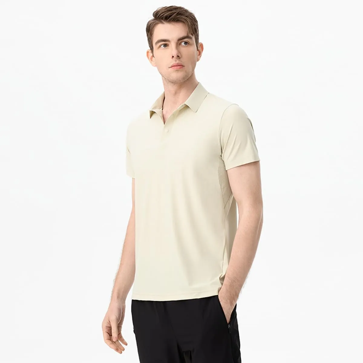 Men's Quick-Dry Polo Shirt, Moisture-Wicking, Short Sleeve