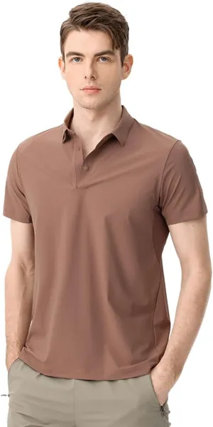 Men's Quick-Dry Polo Shirt, Moisture-Wicking, Short Sleeve
