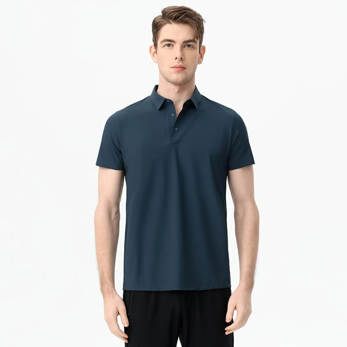 Men's Quick-Dry Polo Shirt, Moisture-Wicking, Short Sleeve