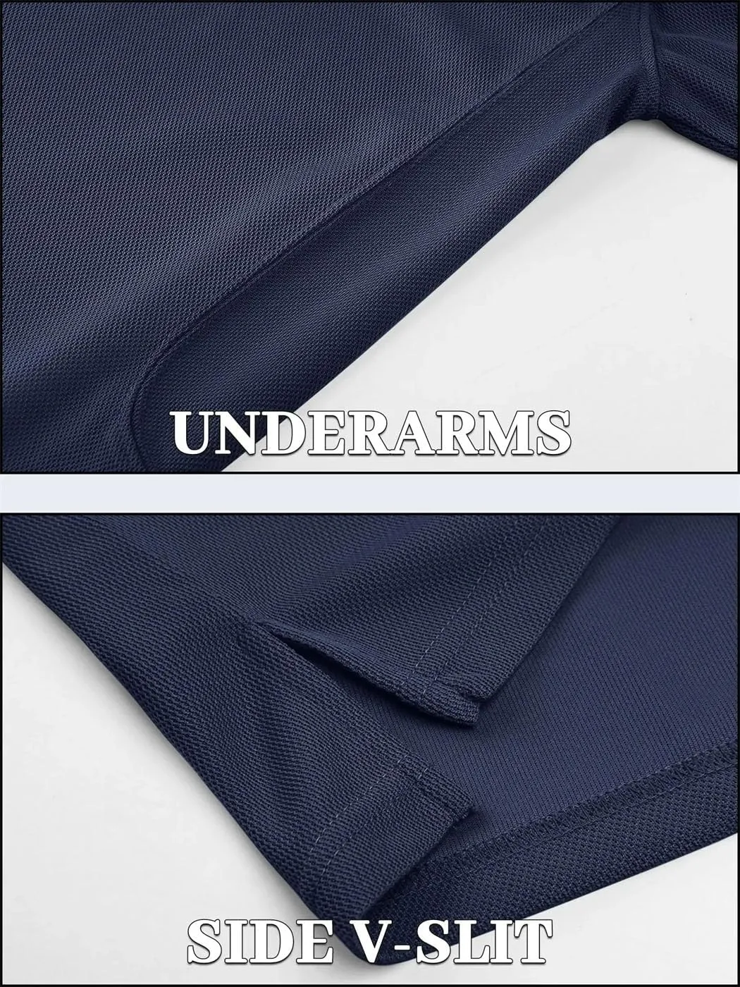 Men's Summer Fashion Polos Shirts Short Sleeve Solid Color Quick Dry T-Shirt Business Work Tee Tops