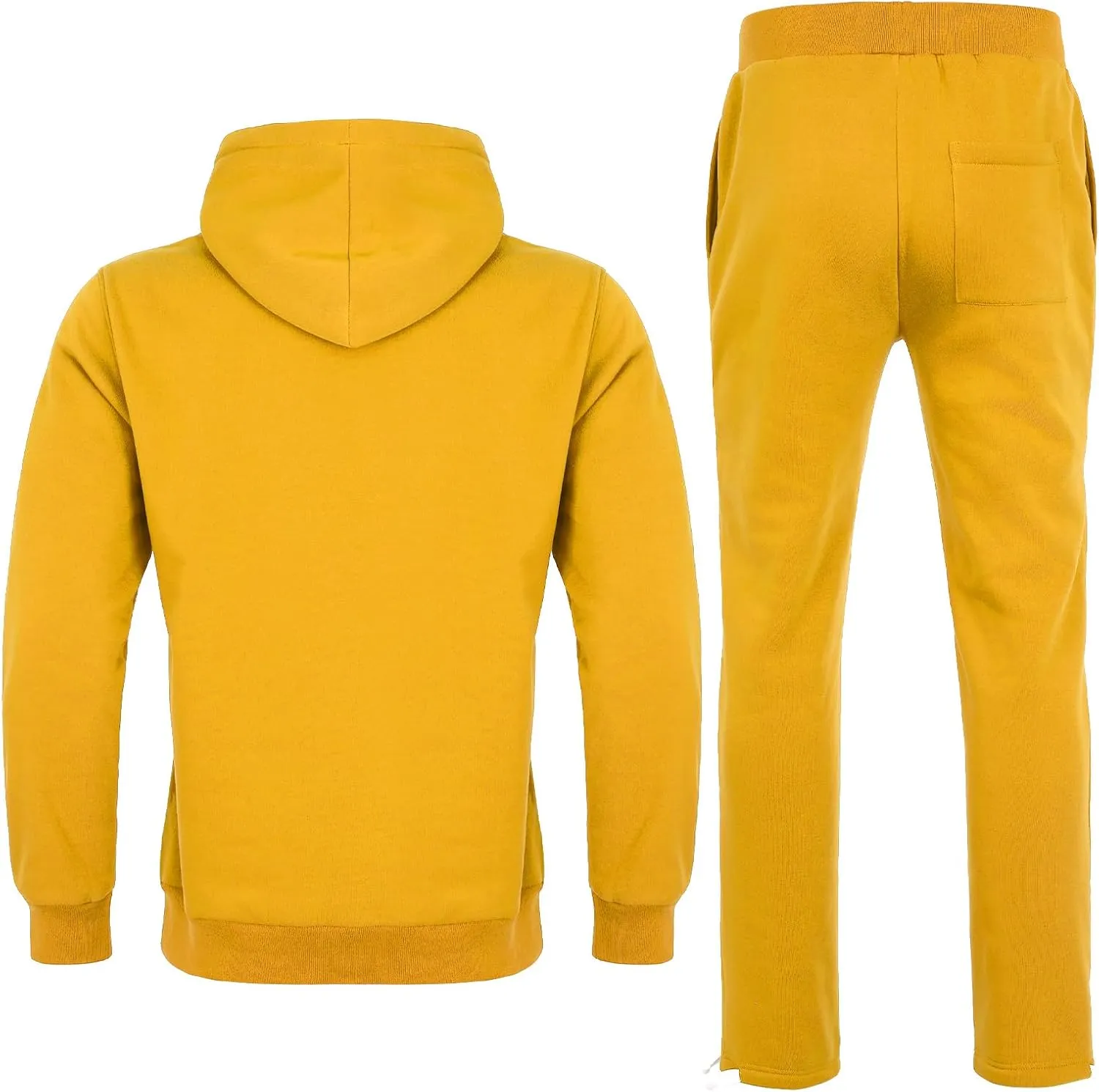 Men's Tracksuit 2 Piece Hoodie Sweat Athletic Sweatsuit Fleece Casual Running Jogging Sport Suit Sets