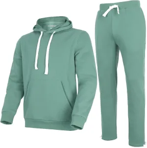 Men's Tracksuit 2 Piece Hoodie Sweat Athletic Sweatsuit Fleece Casual Running Jogging Sport Suit Sets
